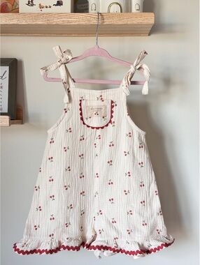 Wild Wawa Isola Cherry Romper Sz 18/24m